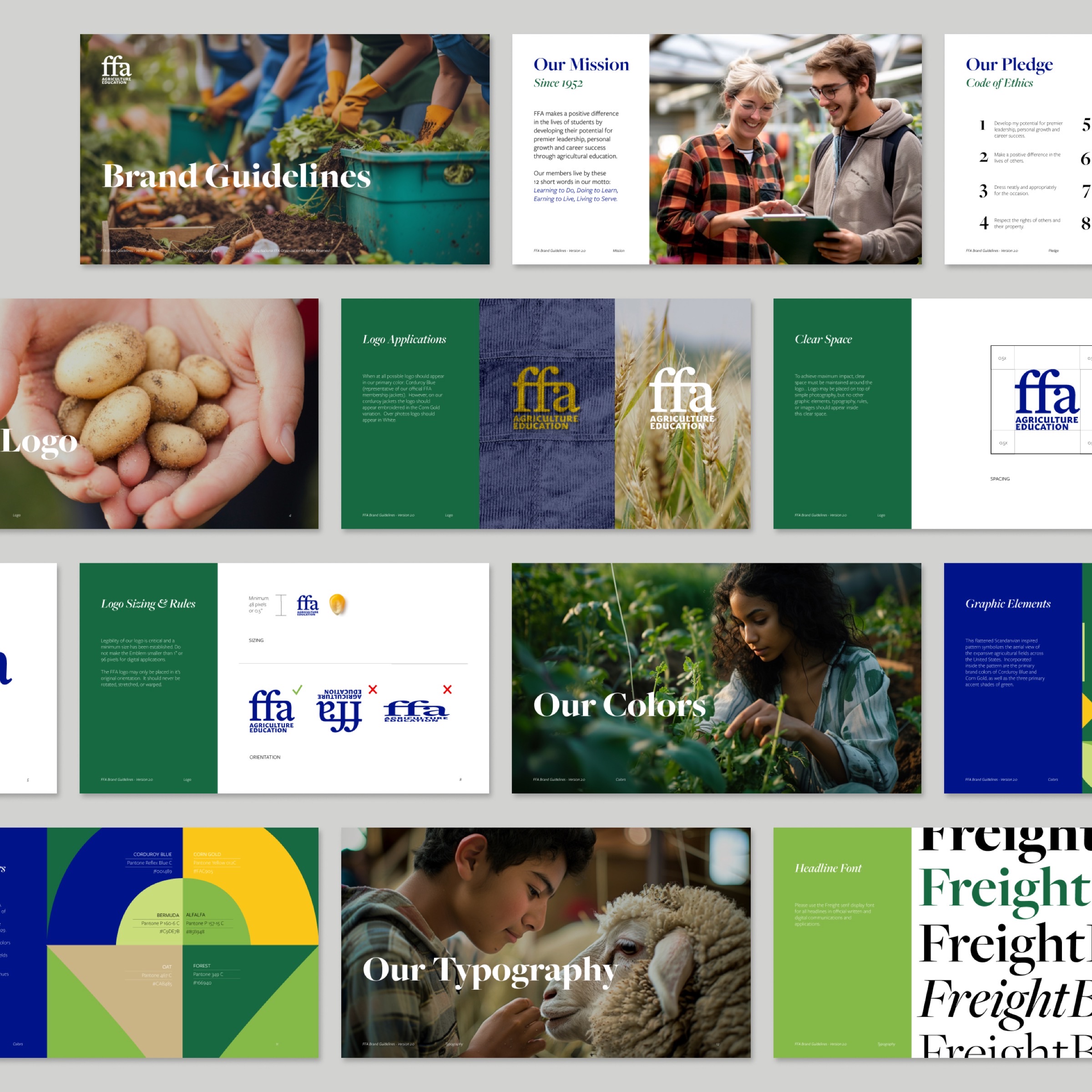 FFA brand guidelines: website application