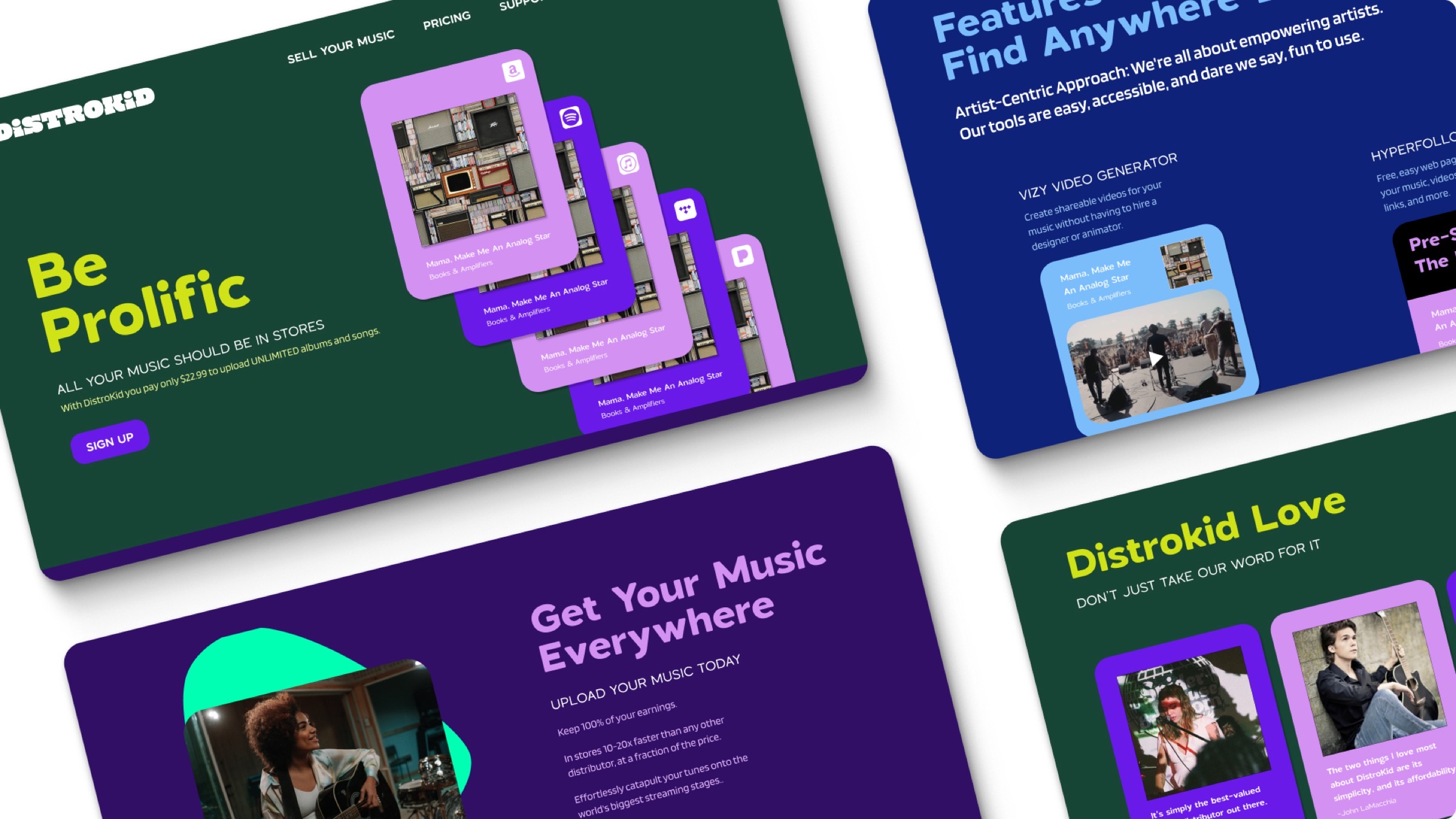 DistroKid conceptual rebrand