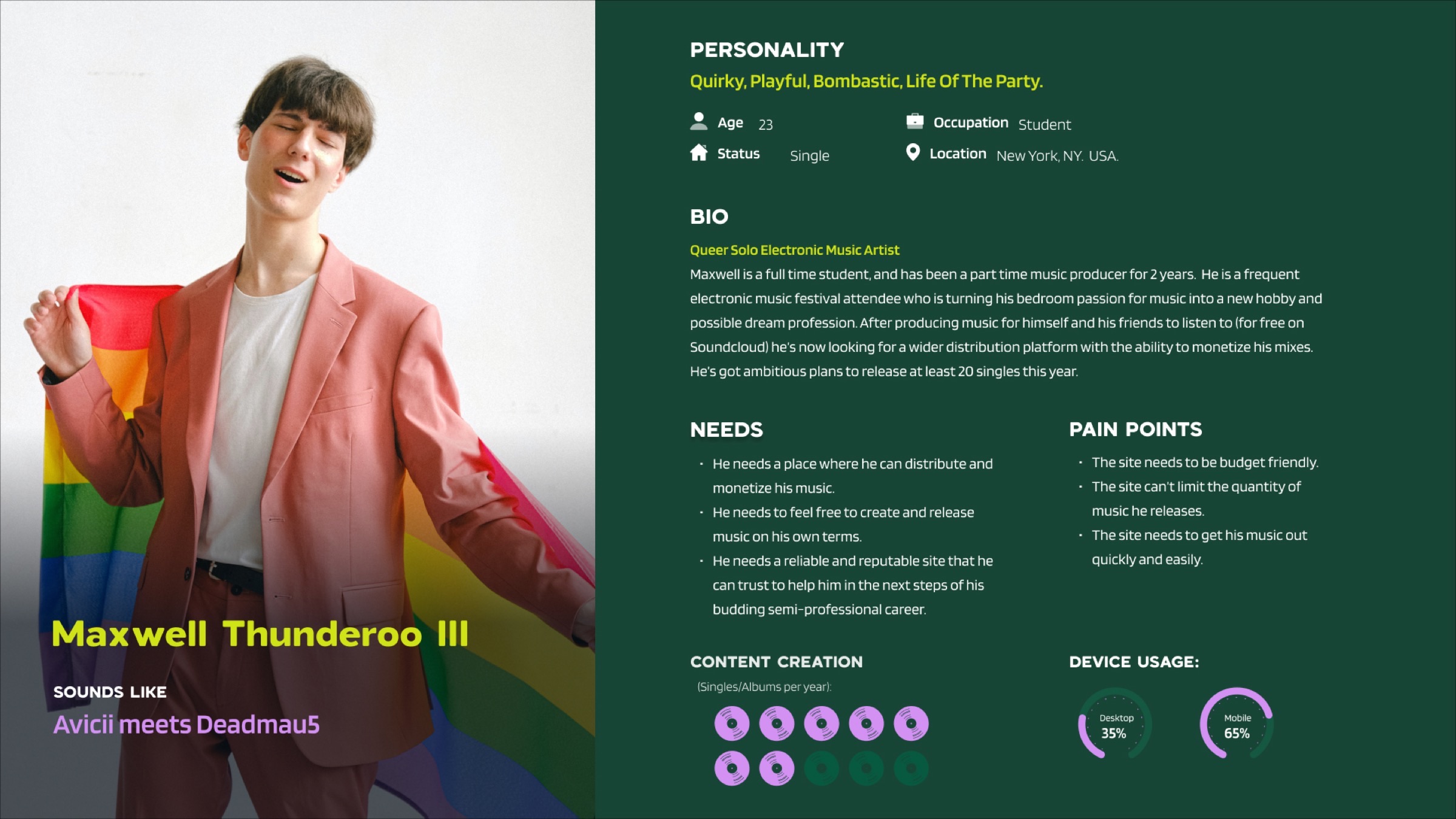 User Persona 1